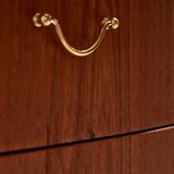 Restored commode in teak and beech.