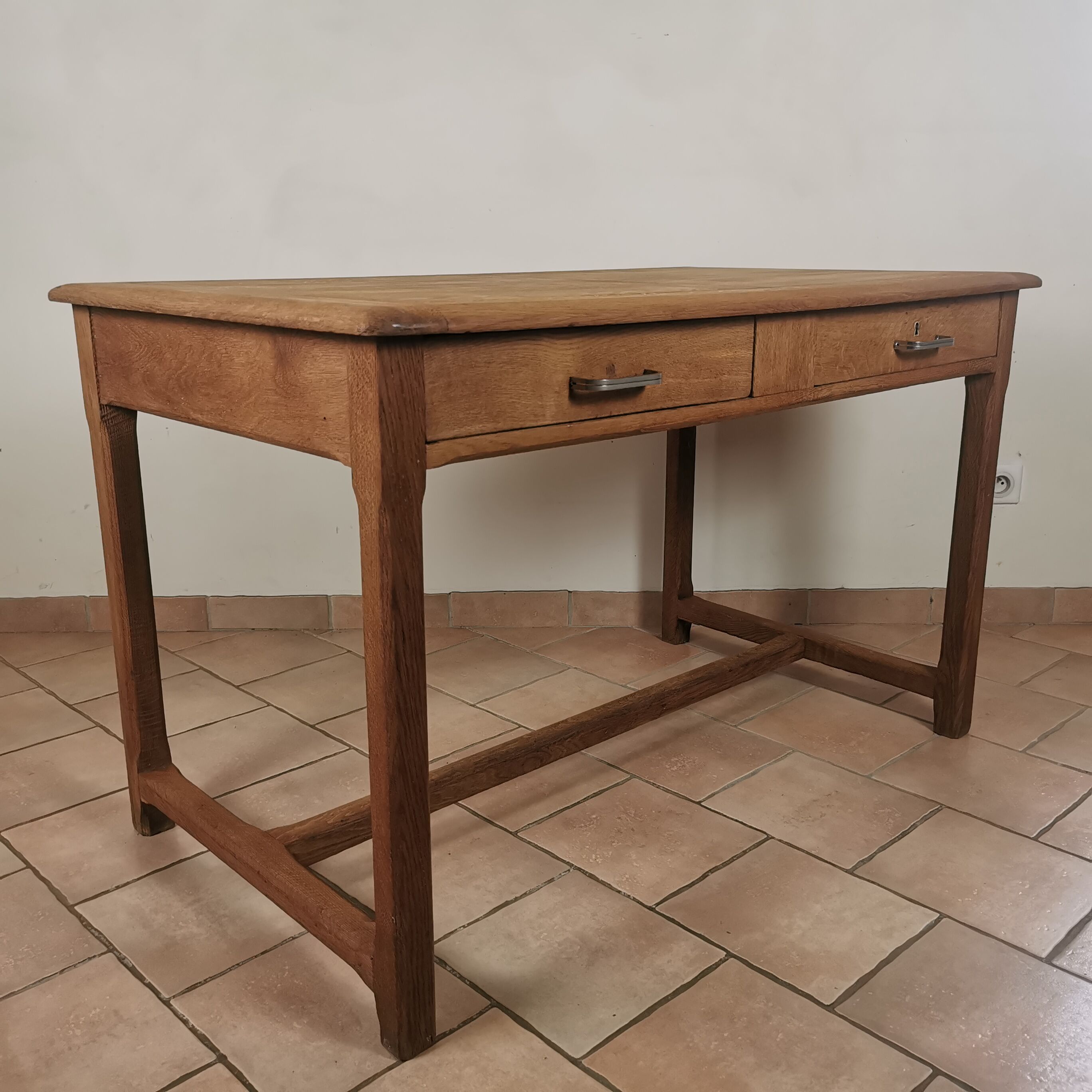 Solid oak desk
