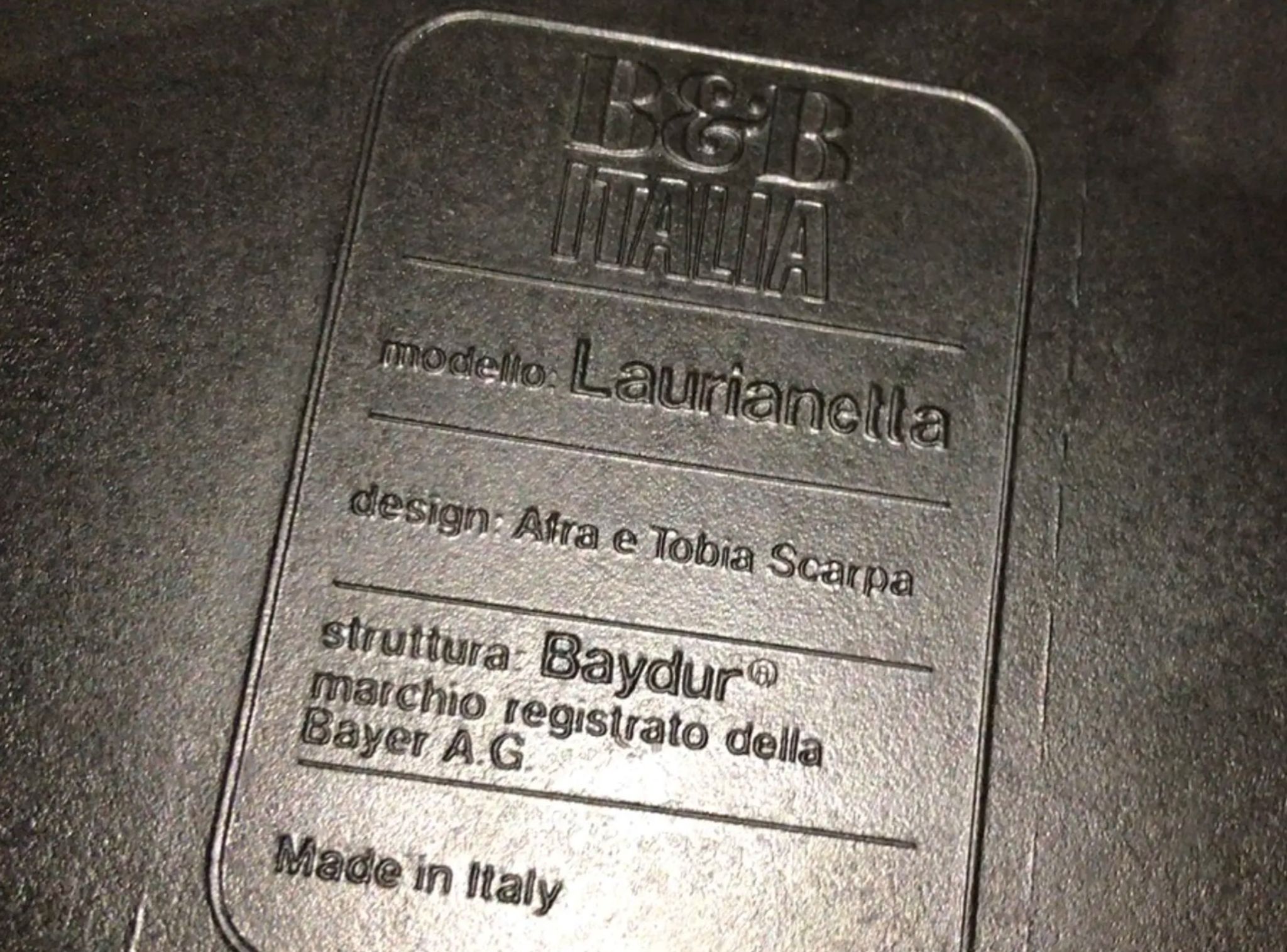 Pair of armchairs Laurianetta Afra and Tobia Scarpa, B&B Italia 1978