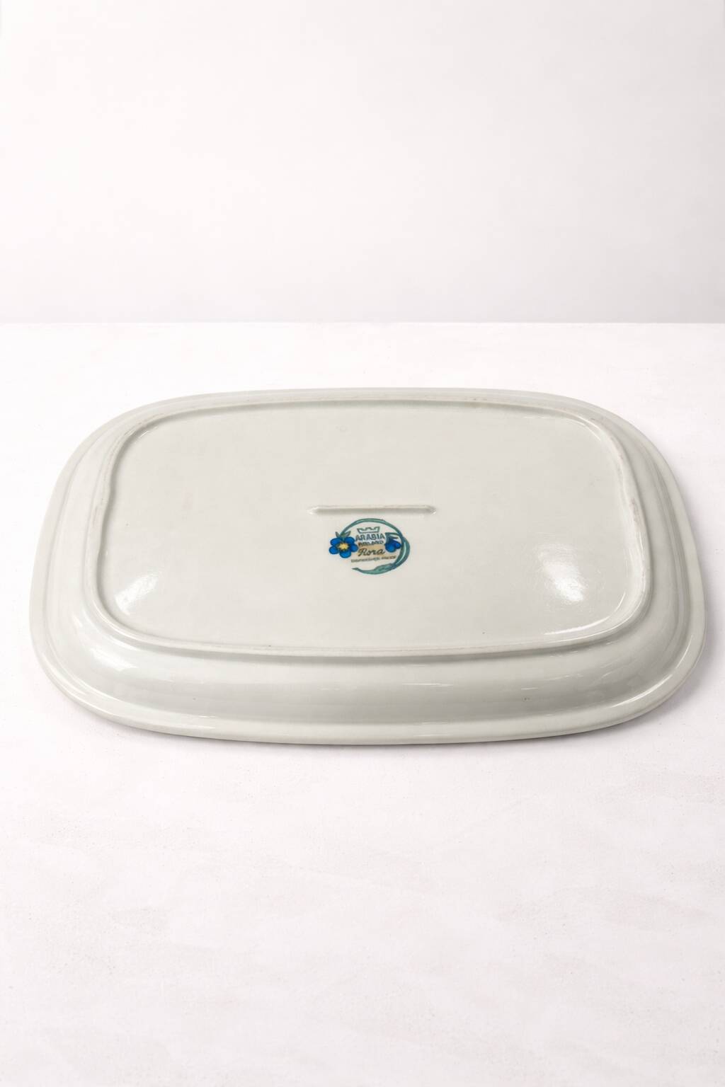 Large plate Arabia Finland "Flora" – Esteri Tomula – 1970s