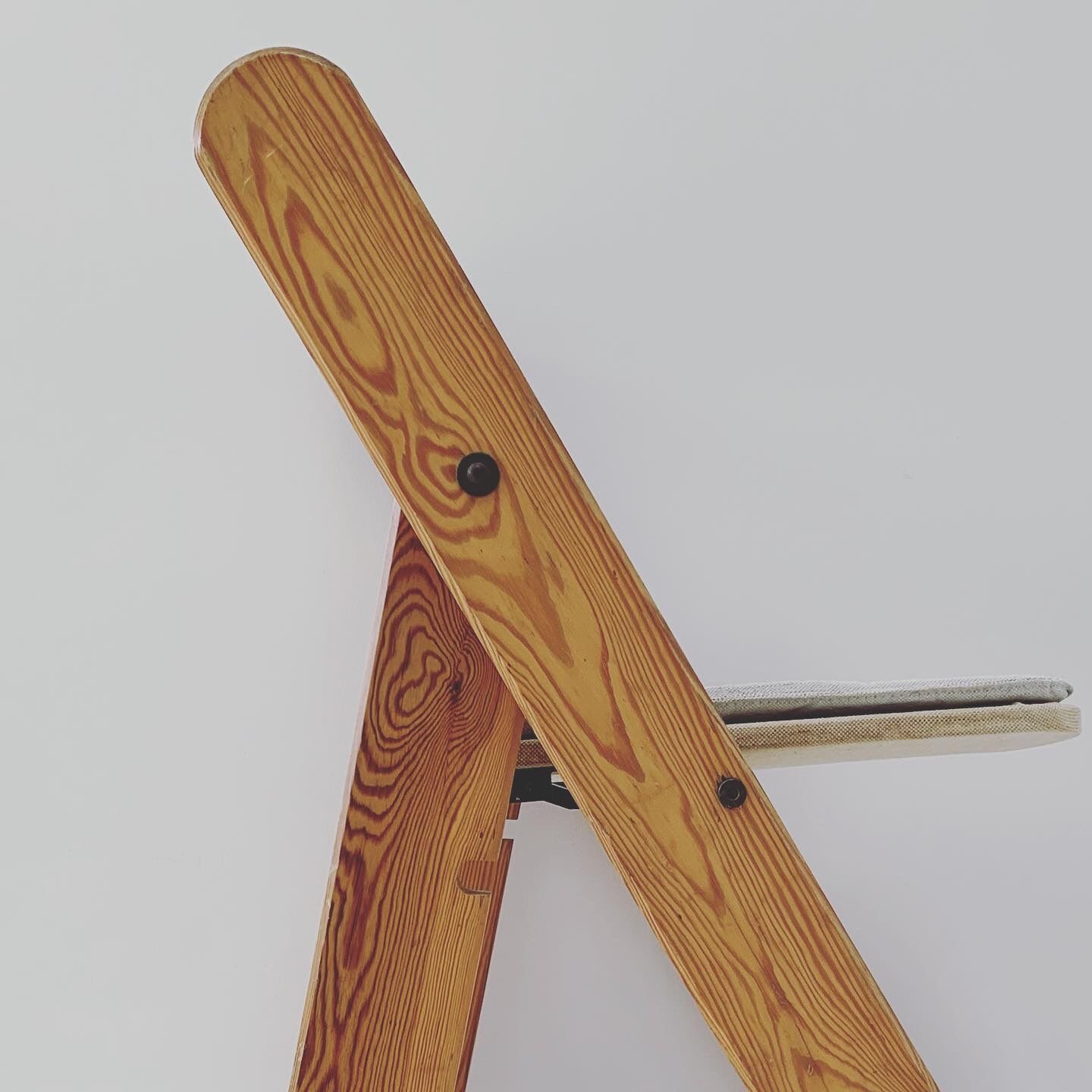 IKEA KON-TIKI folding chairs, set of 2. Designed by Gillis Lundgren, 1975.