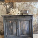 Parisian buffet in its blackened patina