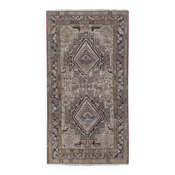 Vintage Turkish kilim handwoven 111x204 cm