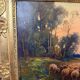 Oil on Canvas Brigitte Langevin (19th-20th Century) – Flock of Sheep
