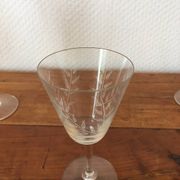 Service verres cristal.