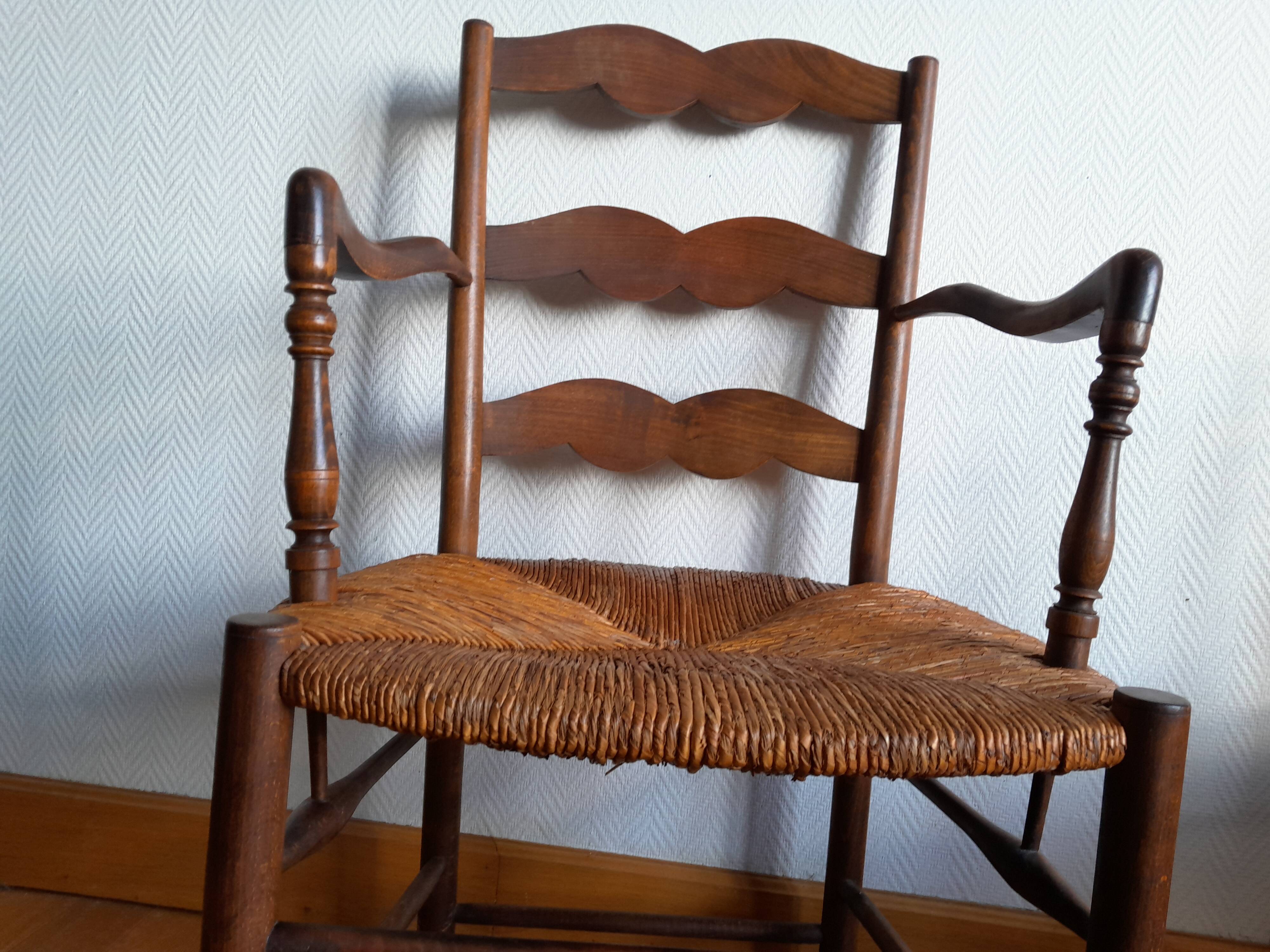 Nursing chair, 19th-century Provençal style