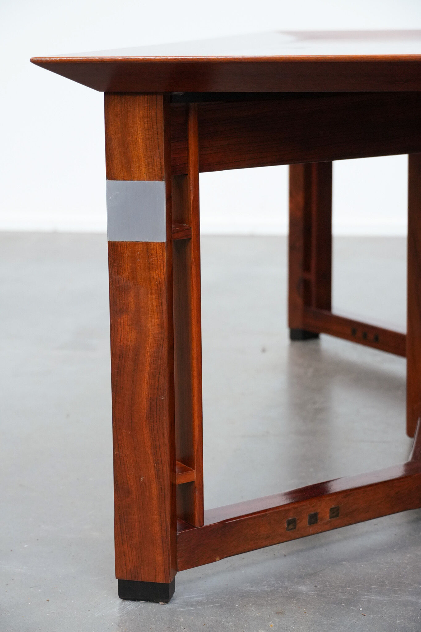 Beautiful and large square Art Deco coffee table