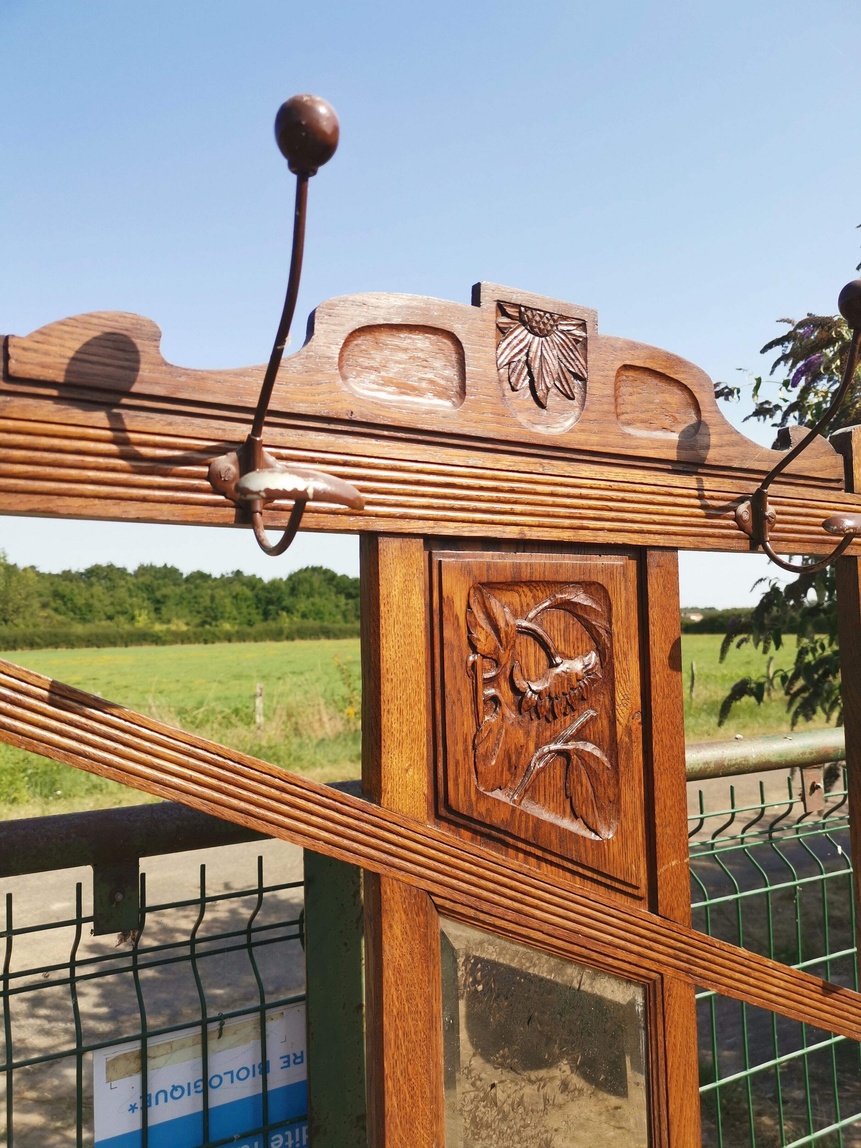 Coat rack wardrobe art deco style