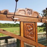 Coat rack wardrobe art deco style