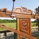 Coat rack wardrobe art deco style