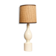 Turned wooden lamp, design Philippe Capelle