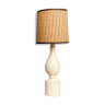 Lampe en bois tourné, design Philippe Capelle