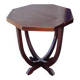 Small Octagonal Art Deco Pedestal Table
