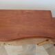 Headboard – console – sideboard – art deco – 2 doors – 2 niches in solid walnut e
