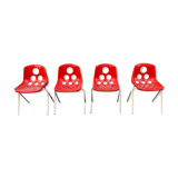 4 chairs by M Paris for Sicopal 1972