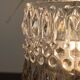 Pair of glass bedside lamps by Kamenicky Senov 1960