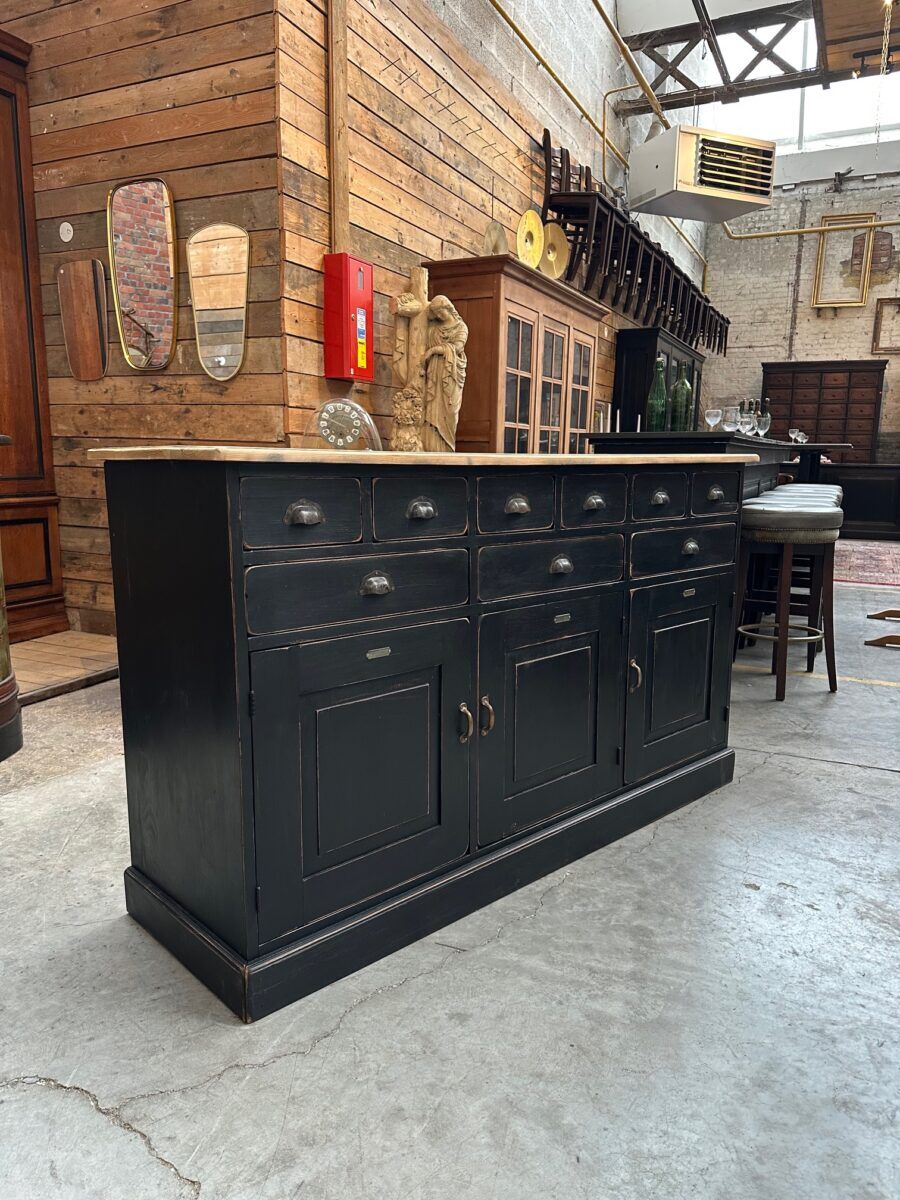 Workshop furniture from the early 20th century.