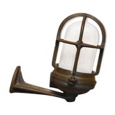 Brass wall window