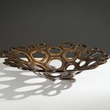 Solid brass fruitbowl