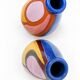 Pair of vintage ceramic vases – Cerámica Trébol, Bonao