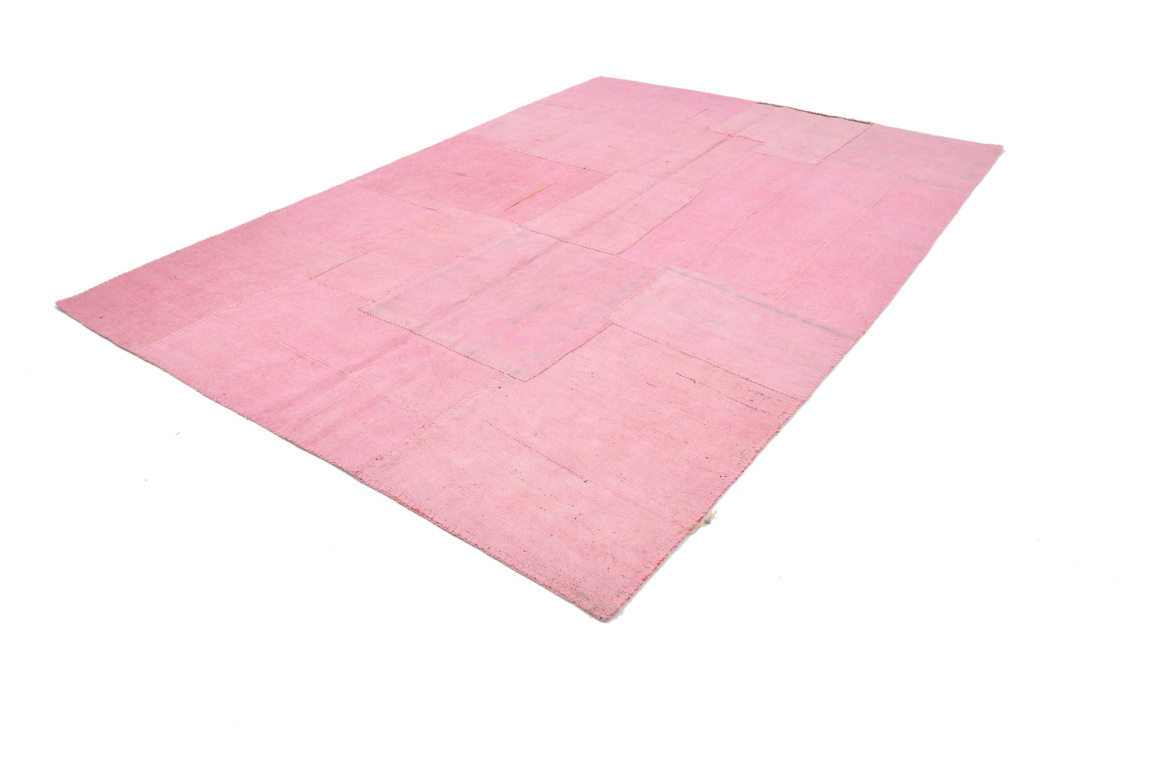 7x10 Shades Of Pink Kilin Rug, 214x306Cm