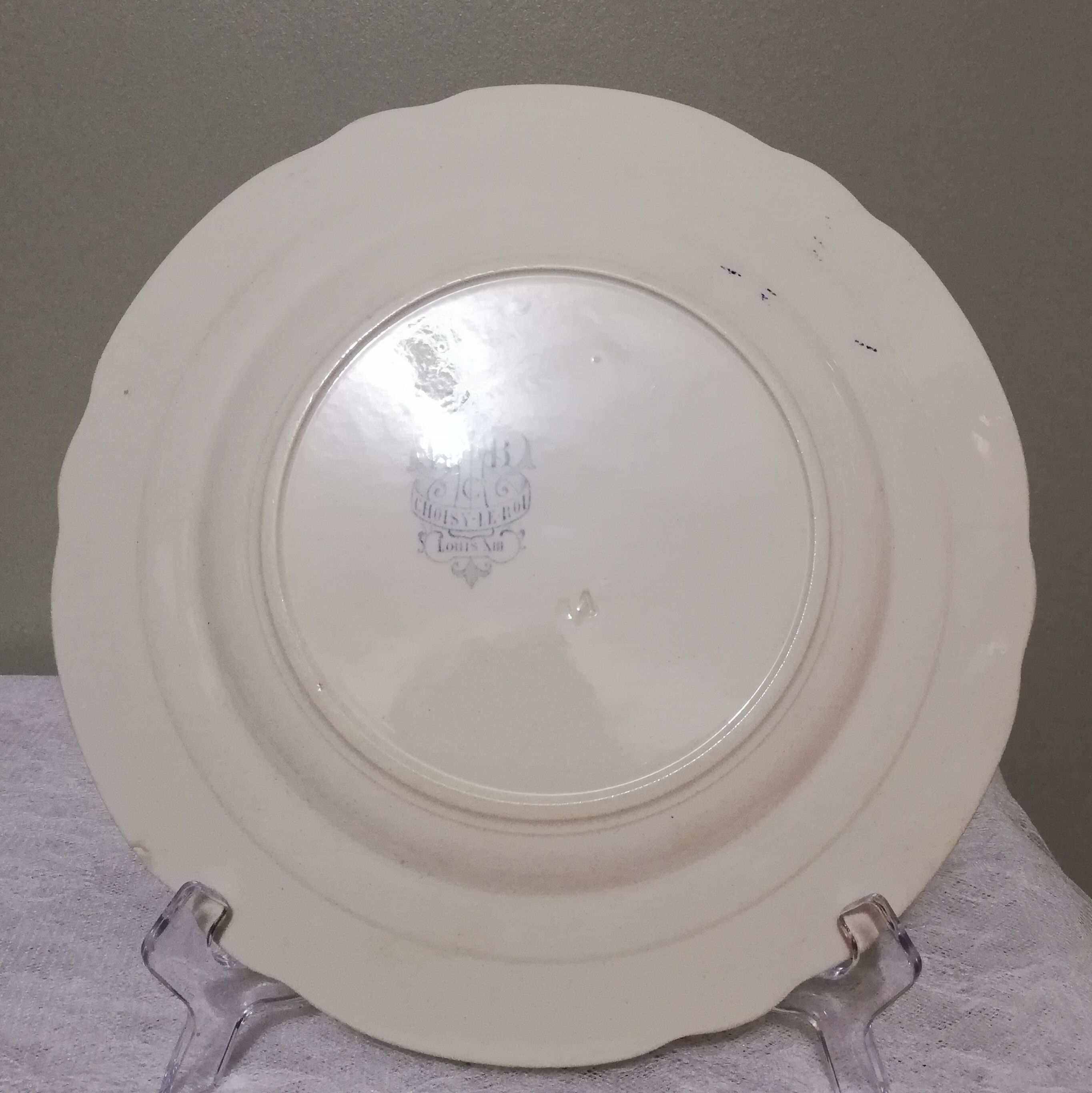 Decorative plate Choisy-le-roi "l'etang"