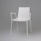 21th Century white design chair with armrests, Belgium