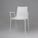 21th Century white design chair with armrests, Belgium