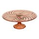 Pink and Orange Art Deco Cake Platter / Pastry Dish VSL 33cm
