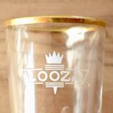 Looza - advertising item - set of 7 vintage fruit juice glasses