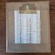 Antique botanical frame – “Carnation Variety” – Gilded wood
