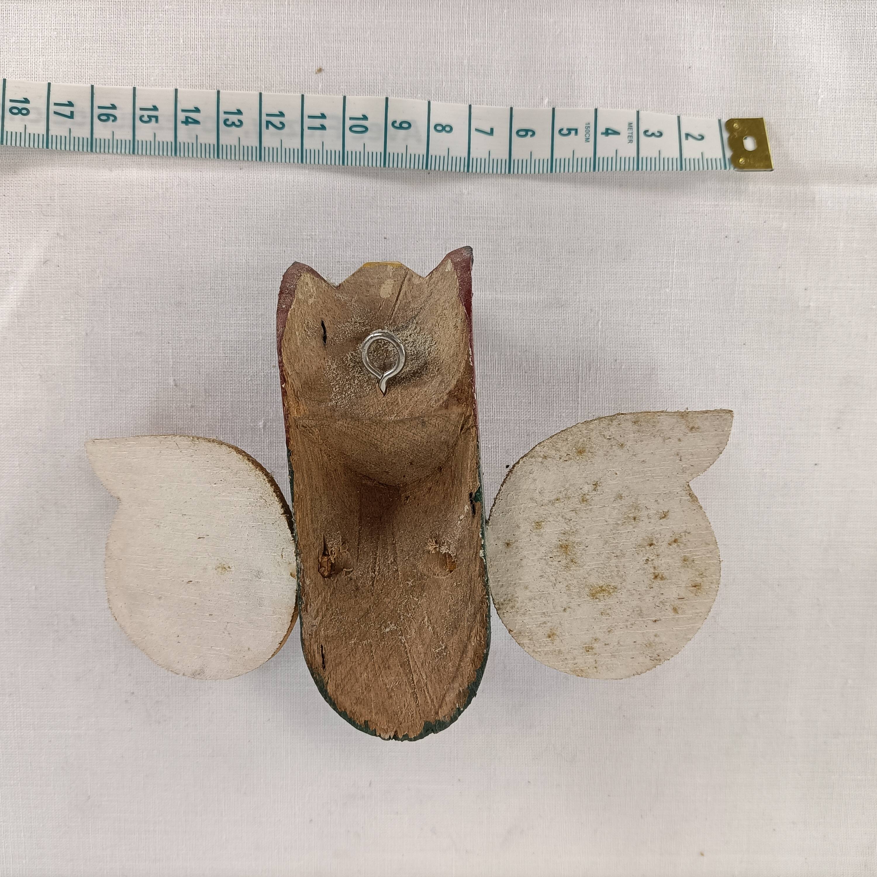 Decorative tribal wooden winged mask Z017