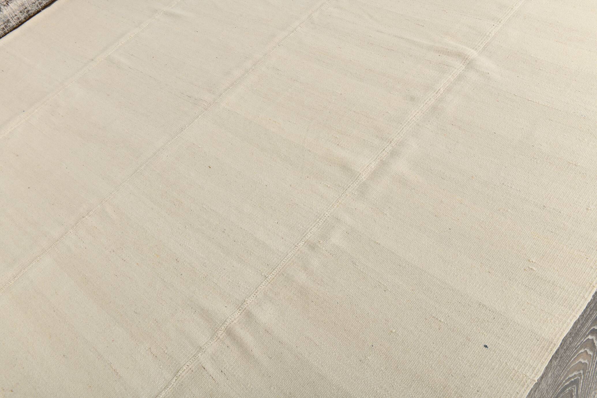 Tapis vintage turc de couleur douce, beige pastel et crème, 9 x 11, 285 x 334 cm, SK 33306