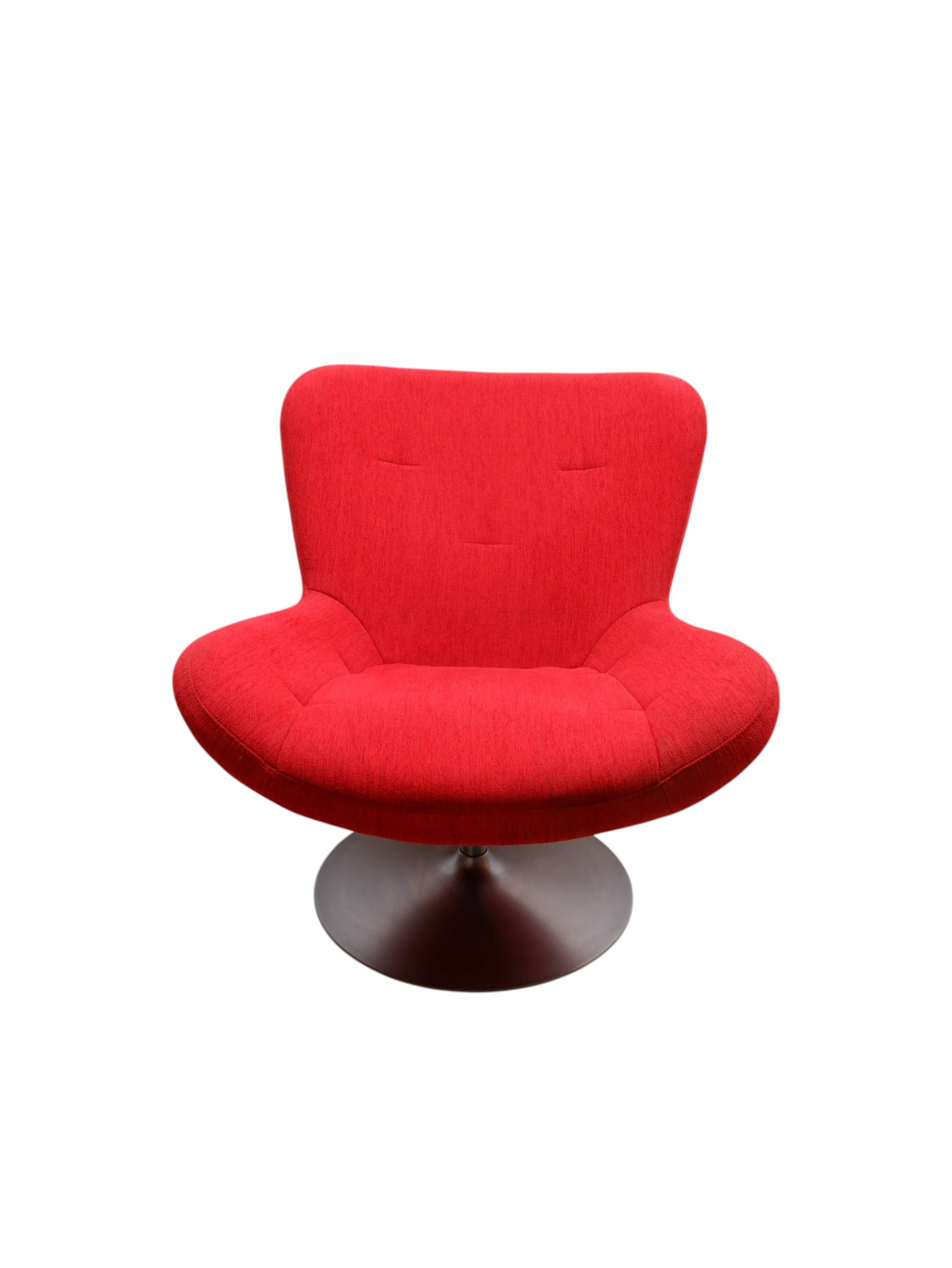 Danish swivel chair by Hjort Knudsen