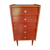 Vintage Scandinavian teak chiffonnier