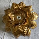 Ceiling lamp or golden flower sconce