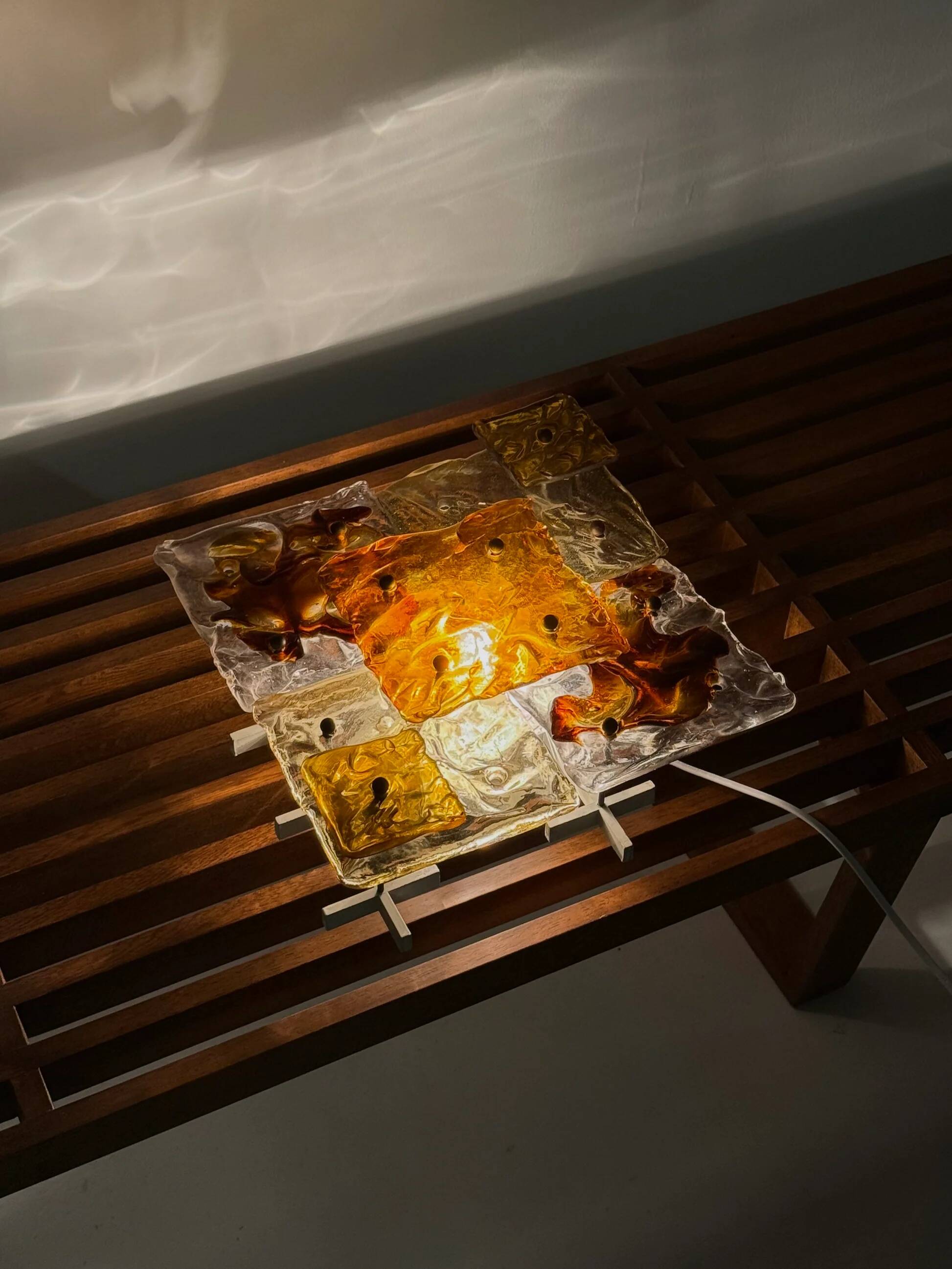 Patchwork wall lamps by Toni Zuccheri for Venini