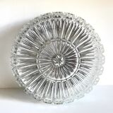 Semi-crystal ceiling lamp design german vintage