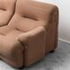 Rezia 3-seater modular vintage sofa by Emilio Guarnacci for 1P, 1970s modernism