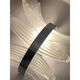 Belt sanded”palmette” murano glass wall sconce