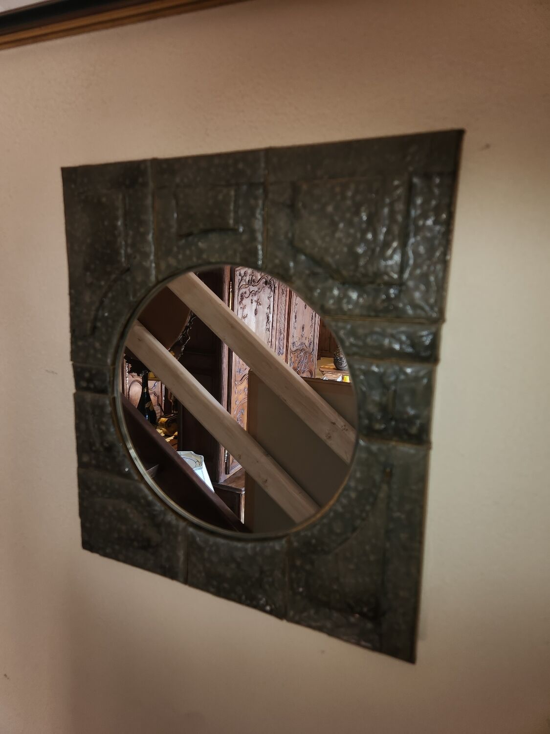 Ceramic mirror by Guy Trevoux