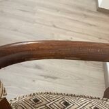 Pair of armchairs bridge in teak circa 1970 vintage