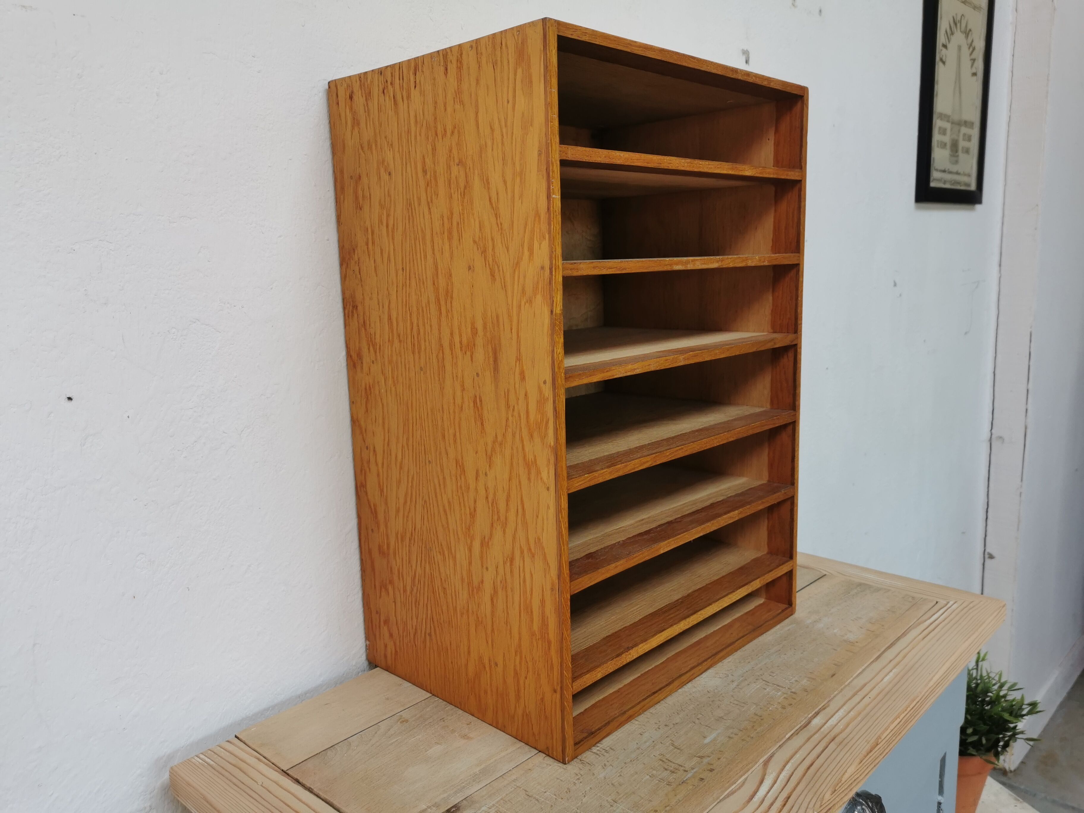 Range document vintage trieur classeur