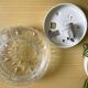 Portuguese bubble glass flush mount lamp