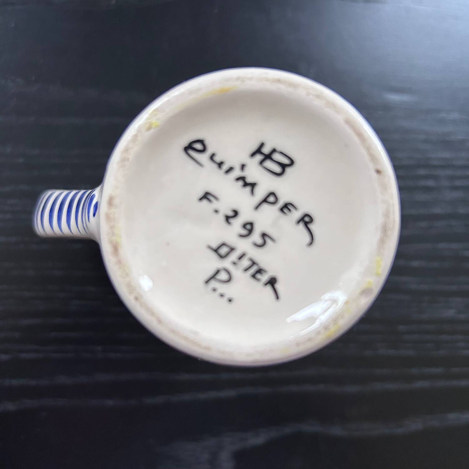 Pichet à cidre HB Quimper