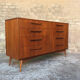 Scandinavian dresser teak 8 drawers Victor Wilkins for G-plan since 1960