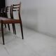 Rosewood danish design dining chairs no 78 by Niels Otto Møller
