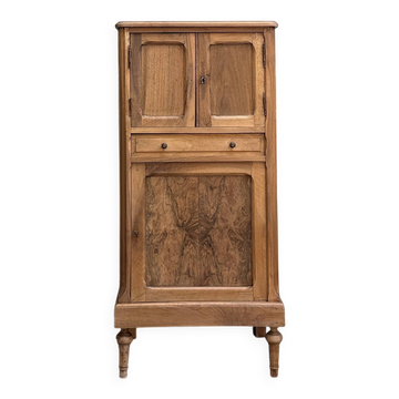 Small high buffet in walnut (renovated)
