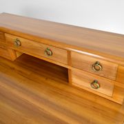 Art Deco walnut desk, France, circa 1940