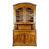 Parisian library buffet Louis Philippe period in walnut circa 1830
